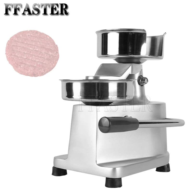 

100mm/130mm Manual Hamburger Press Maker Burger Forming Machine Round Meat Shaping Aluminum Machine Forming Burger Patty Makers