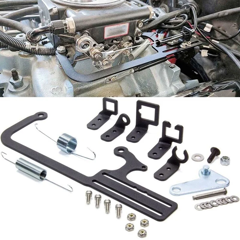 

Carburetor Throttle Cable Mount Accessories Parts Kits For GM 700R4 304147 EZ EFI