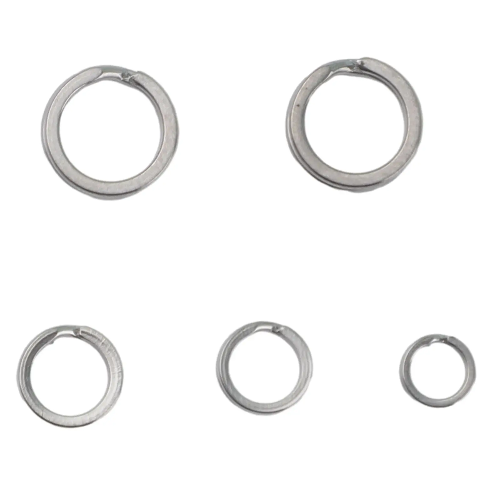 200pcs Fishing Split Rings Double Loop Flat Rings Connectors Tackle For Lure Hook Bait Stainless Steel 5 Size Fishing Accessorie
200pcs Fishing Split Rings Double Loop Flat Rings Connectors Tackle For Lure Hook Bait Stainless Steel 5 Size Fishing Accessorie