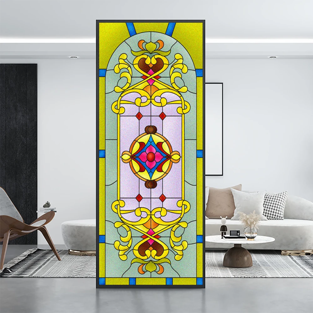 Privacy Windows Film Decorative Church Style Stained Glass Window Stickers No Glue Static Cling Frosted Window cling
Privacy Windows Film Decorative Church Style Stained Glass Window Stickers No Glue Static Cling Frosted Window cling