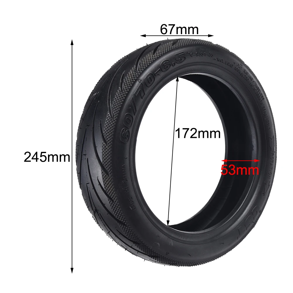 Experience unmatched performance with 10 inch 60706 5 Electric Scooter Tyre Tubeless Tires Suitable for Ninebot Max G30
Experience unmatched performance with 10 inch 60706 5 Electric Scooter Tyre Tubeless Tires Suitable for Ninebot Max G30