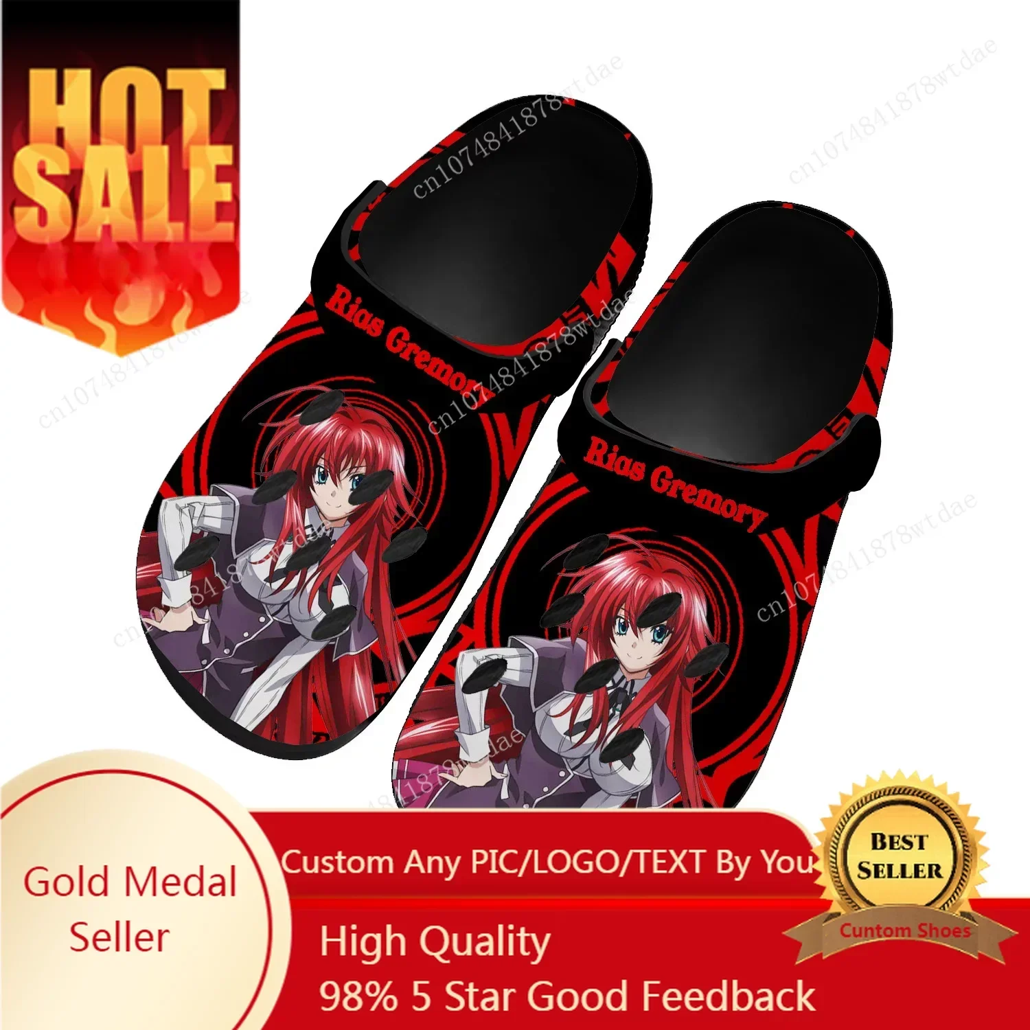 Anime High School DxD Home Clogs Mens Womens Teenager Rias Gremory Custom Made Water Shoes Garden Beach Hole Slippers Sandals
Anime High School DxD Home Clogs Mens Womens Teenager Rias Gremory Custom Made Water Shoes Garden Beach Hole Slippers Sandals