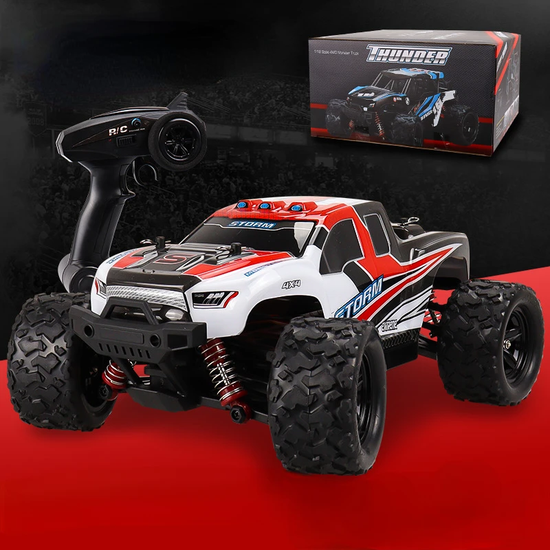 

1/18 Full Scale Off-road High-speed Drift 2.4G 4WD Climbing Bigfoot Monster Toy Model RC Cars for Adults
