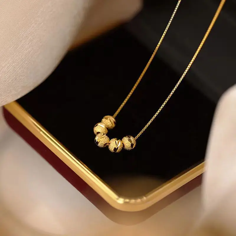 Take a bath without picking titanium steel color preserving Wufulinmen beans transfer beads jewelry net celebrity necklace
Take a bath without picking titanium steel color preserving Wufulinmen beans transfer beads jewelry net celebrity necklace