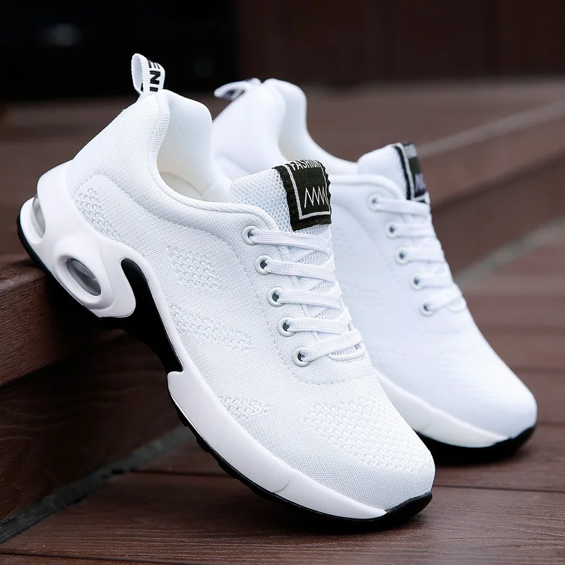 

Fashion Women Running Shoes Summer Lace-up Casual Sneakers for Women Flats Mesh Breathable Walking Shoes Tenis Zapatos De Mujer