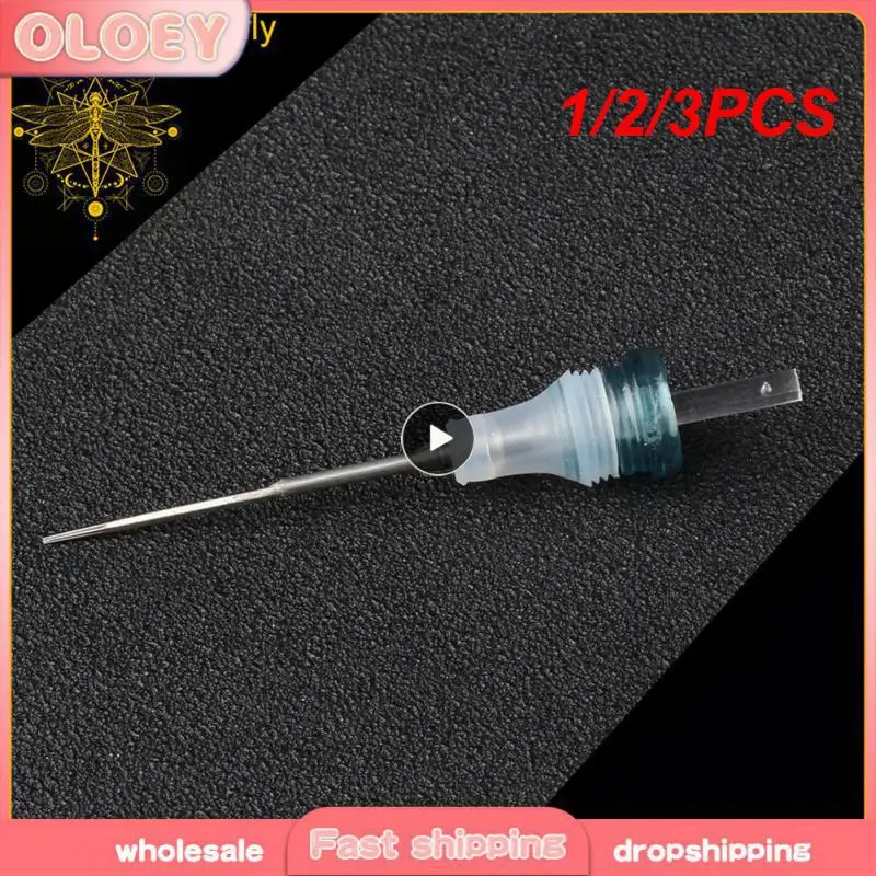 

1/2/3PCS Gold Disposable Cartridge Tattoo Needles Round Shader Mixed RL RS M1 RM F For Rotary Tattoo Machine Supply