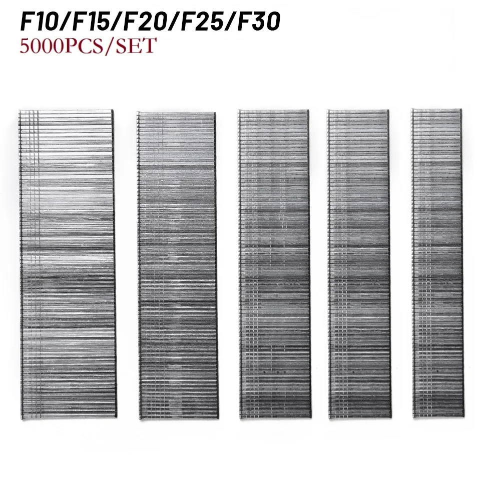 5000Pcs F10-F30 Straight Brad Nails 10/15/20/25/30mm 304 Stainless Steel For Furniture DIY Repairing Gardening Woodworking Tool
5000Pcs F10-F30 Straight Brad Nails 10/15/20/25/30mm 304 Stainless Steel For Furniture DIY Repairing Gardening Woodworking Tool