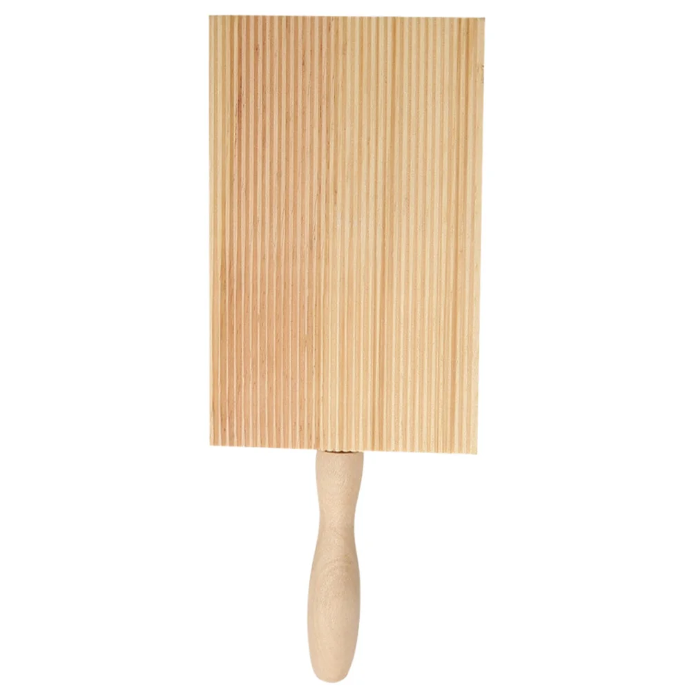 

Household Garganelli Board Non-stick Wooden Pasta Gnocchi Board Gnocchi Roller Noodles Wooden Butter Table And Popsicles
