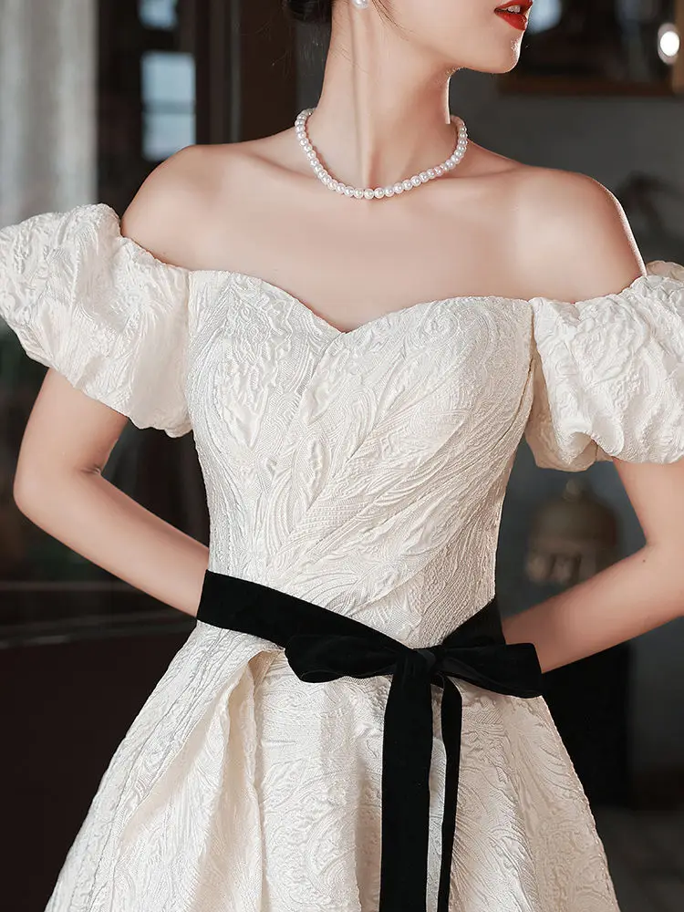 Harajpee French White Evening Dress 2024 New One Shoulder Niche Dresses Banquet Toasting Birthday Celebrity Adult Gift Vestido
Harajpee French White Evening Dress 2024 New One Shoulder Niche Dresses Banquet Toasting Birthday Celebrity Adult Gift Vestido
