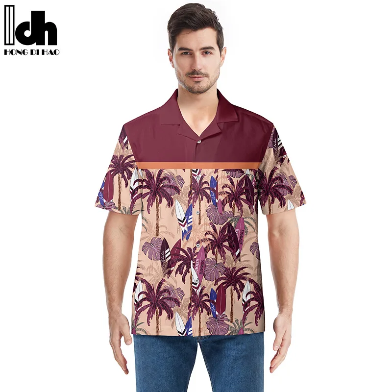 2023 new men's Hawaiian shirt Europe and the United States 3D print beach shirt cardigan short-sleeved fashion personality T
2023 new men's Hawaiian shirt Europe and the United States 3D print beach shirt cardigan short-sleeved fashion personality T