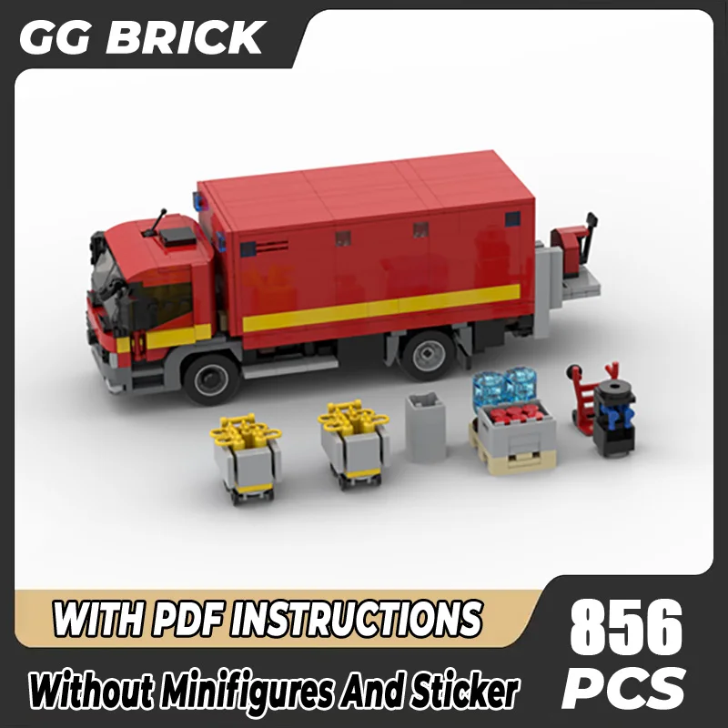 

London Fire Brigade Car Series Moc Building Blocks OSU Model Technology Brick Brand-name Vehicle DIY Toy For Gifts