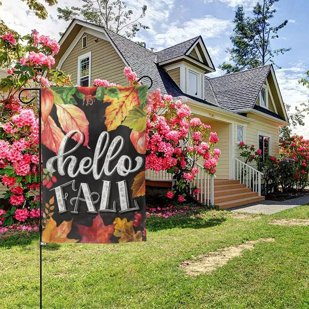 Texupday Hello Fall Colorful Fallen Leaves Decor Autumn Garden Flag Outdoor Yard Flag Garden Flag,Double-Sided Flag
Texupday Hello Fall Colorful Fallen Leaves Decor Autumn Garden Flag Outdoor Yard Flag Garden Flag,Double-Sided Flag