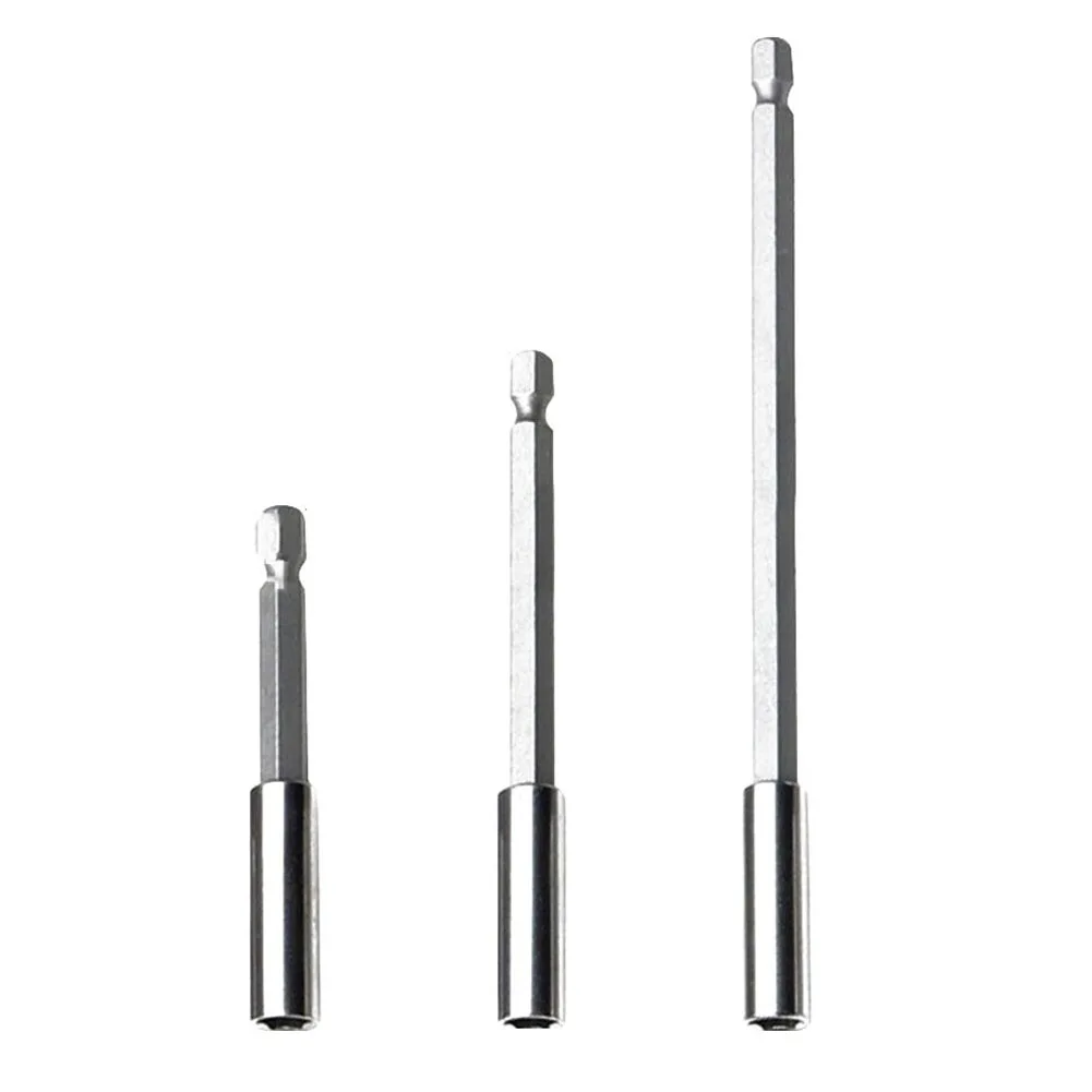 Durable Bit Holder 1/4 Hex Power Tools 60/100/150mm Carbon Steel Drill Extension For Electric Screwdriver Gray
Durable Bit Holder 1/4 Hex Power Tools 60/100/150mm Carbon Steel Drill Extension For Electric Screwdriver Gray