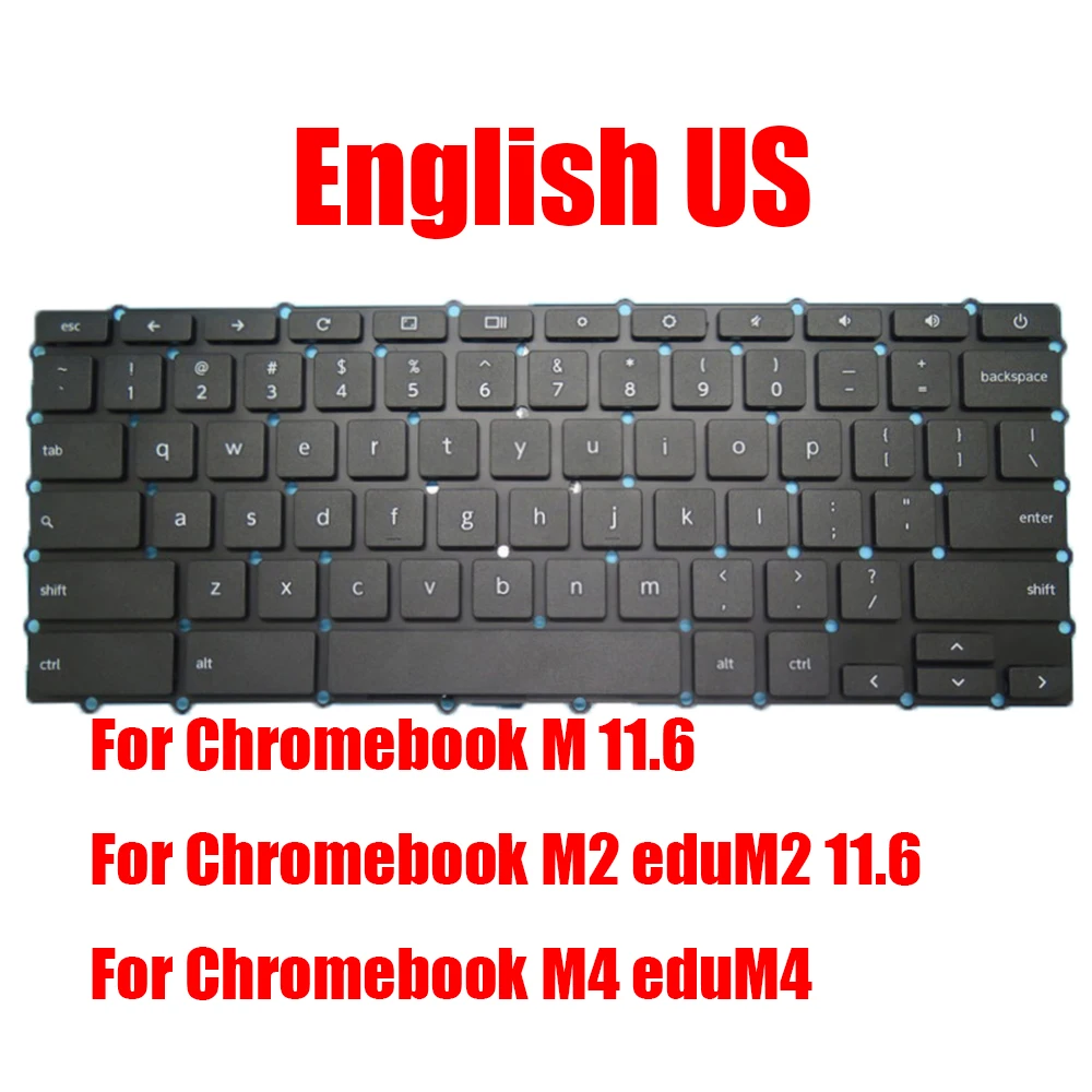 Laptop Keyboard For eduGear For Chromebook M / M2 eduM2 / M4 eduM4 RK3288 11.6 English US Black Without Frame New
Laptop Keyboard For eduGear For Chromebook M / M2 eduM2 / M4 eduM4 RK3288 11.6 English US Black Without Frame New