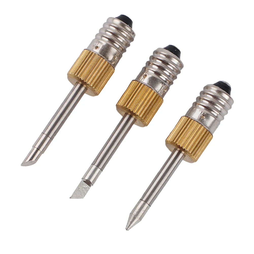 

Power Tools Soldering Iron Tips Wire Wire Tinning Drag Welding USB Welding Tips 50 Mm/1.97 Inches E10 Interface Portable