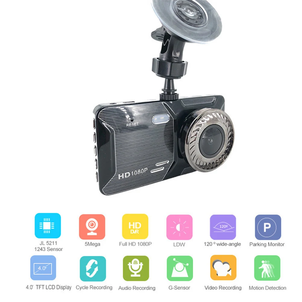 4 Inch Touch Screen Car Dash Cam 1080P Car DVR Recorder Front Rear View Camera G-Sensor Car Charger Car Electronics Dash Camera
4 Inch Touch Screen Car Dash Cam 1080P Car DVR Recorder Front Rear View Camera G-Sensor Car Charger Car Electronics Dash Camera