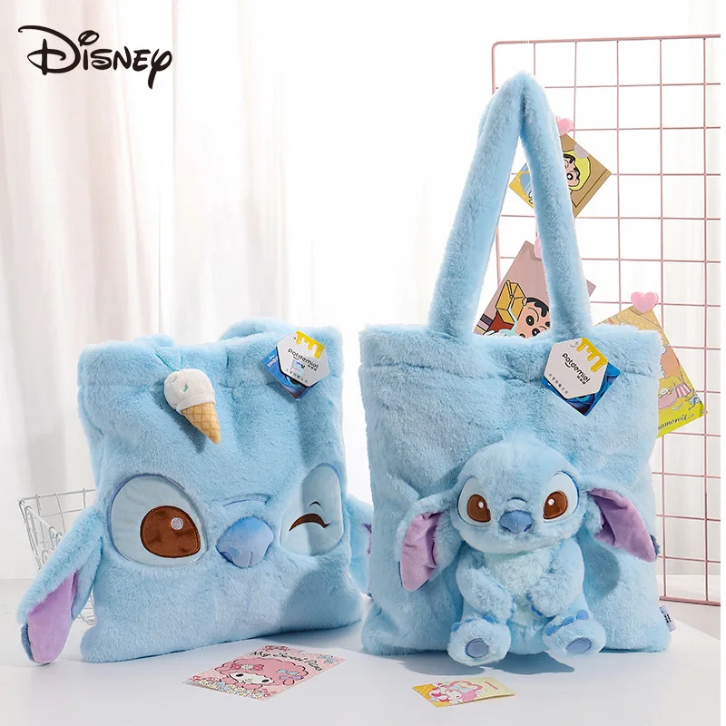 Плюшевый Рюкзак из натуральной Лило и Стич Disney, милая плюшевая кукла, Портативная сумка-мессенджер для студентов, вместительная сумочка
Плюшевый Рюкзак из натуральной Лило и Стич Disney, милая плюшевая кукла, Портативная сумка-мессенджер для студентов, вместительная сумочка