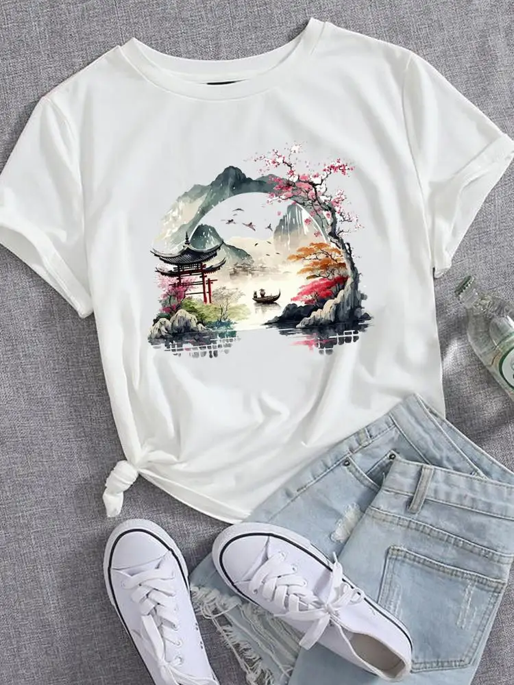Women Top Casual Short Sleeve Printed T Shirt Clothing Watercolor Trend Cute Female Fashion Tee Clothes Graphic T-shirts
Women Top Casual Short Sleeve Printed T Shirt Clothing Watercolor Trend Cute Female Fashion Tee Clothes Graphic T-shirts