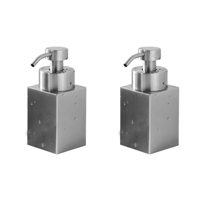 2X 304 Stainless Steel Soap Dispenser Shower Gel Dispenser Bottle Shampoo Foamer Foaming Bottle Lotion Bottle Silver
2X 304 Stainless Steel Soap Dispenser Shower Gel Dispenser Bottle Shampoo Foamer Foaming Bottle Lotion Bottle Silver