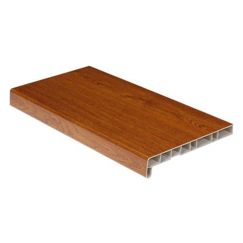 Windowsill plastic width 200mm length 1000mm. Color-Golden Oak. Texture-Wood | Обустройство дома