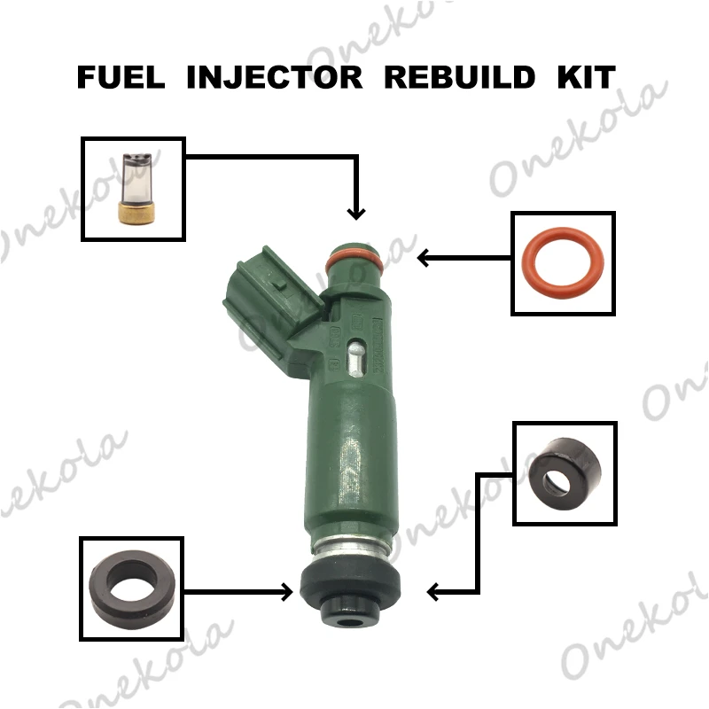 

Fuel Injector repair kit Orings Filters for FJ415 For Toyota Corolla Celica Matrix 1.8L 23250-0D040