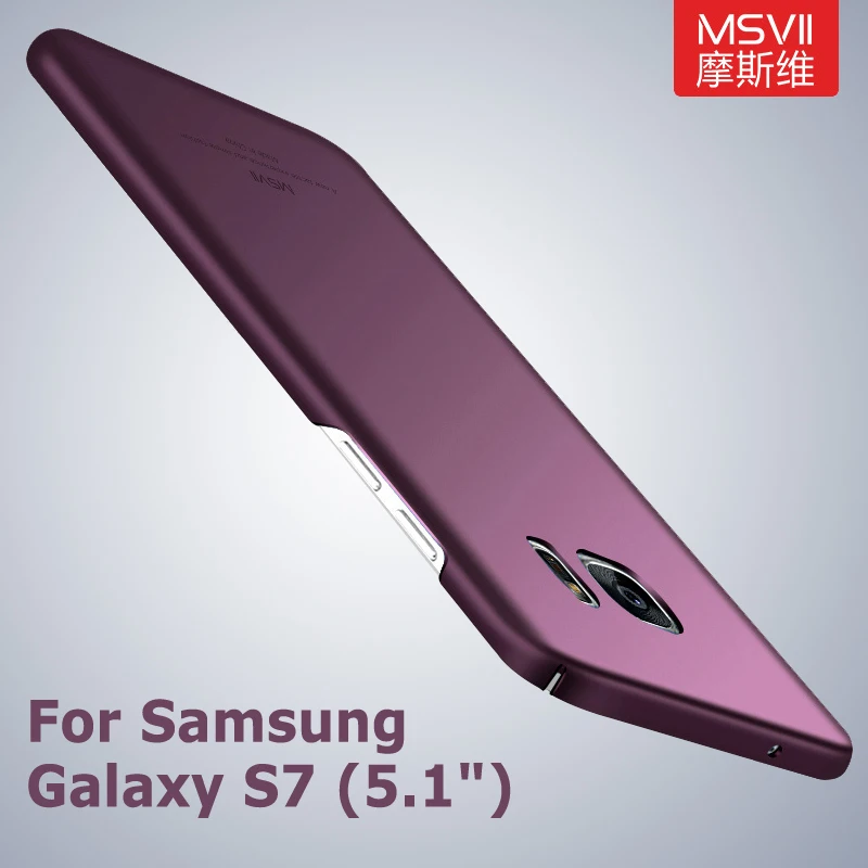 Чехол Msvii для Samsung Galaxy S7 матовый чехол Edge жесткий из поликарбоната S 7 чехлы |