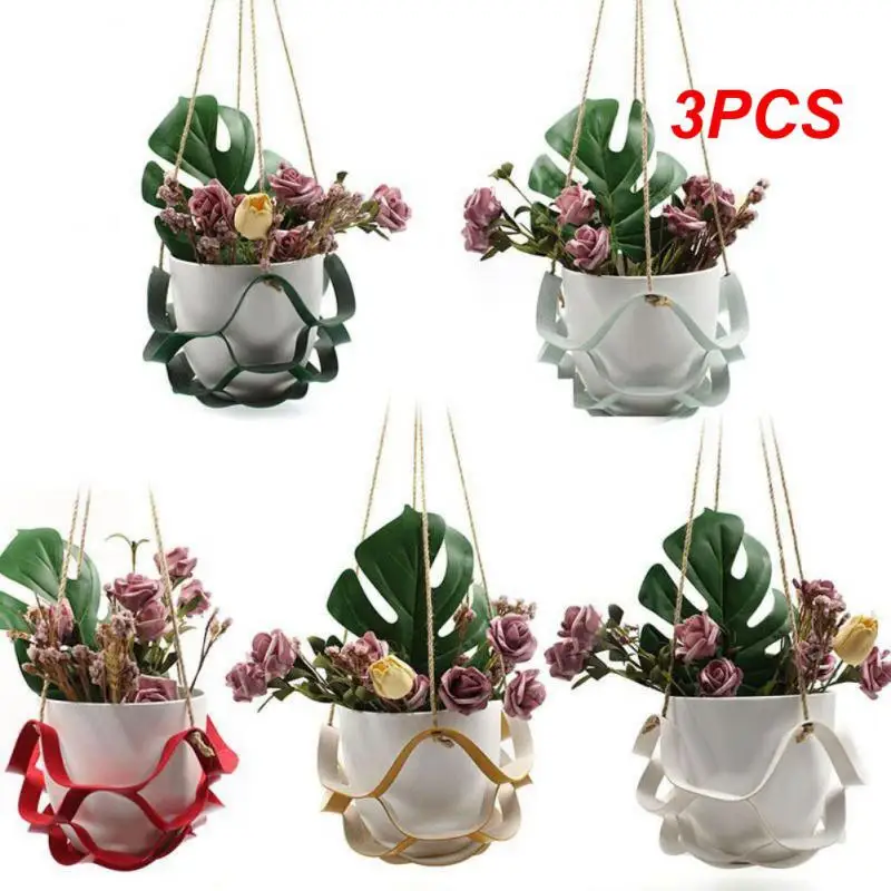 3PCS Leather Plant Hanger Hanging Planter Basket Flowerpot Holder For Indoor Plants Cactus Succulent Wedding Home Decor
3PCS Leather Plant Hanger Hanging Planter Basket Flowerpot Holder For Indoor Plants Cactus Succulent Wedding Home Decor