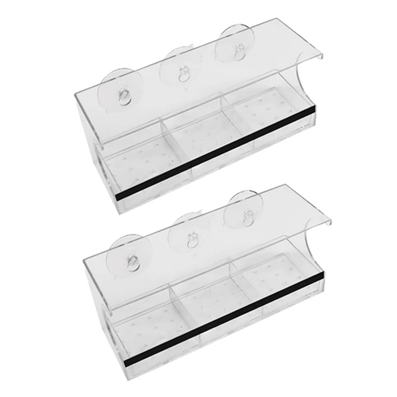 2Pcs Window Birds Feeder With Sucker, Outdoor Transparent Window Bird Feeder, Transparent Bird House, Garden Decoration Durable
2Pcs Window Birds Feeder With Sucker, Outdoor Transparent Window Bird Feeder, Transparent Bird House, Garden Decoration Durable