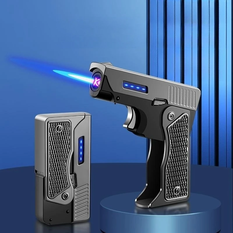 Газовая электрическая зажигалка с USB зарядкой ветрозащитная двойная дуга прямая синее Пламя зажигалка для сигарет мужские аксессуары для сигарет
Газовая электрическая зажигалка с USB зарядкой ветрозащитная двойная дуга прямая синее Пламя зажигалка для сигарет мужские аксессуары для сигарет