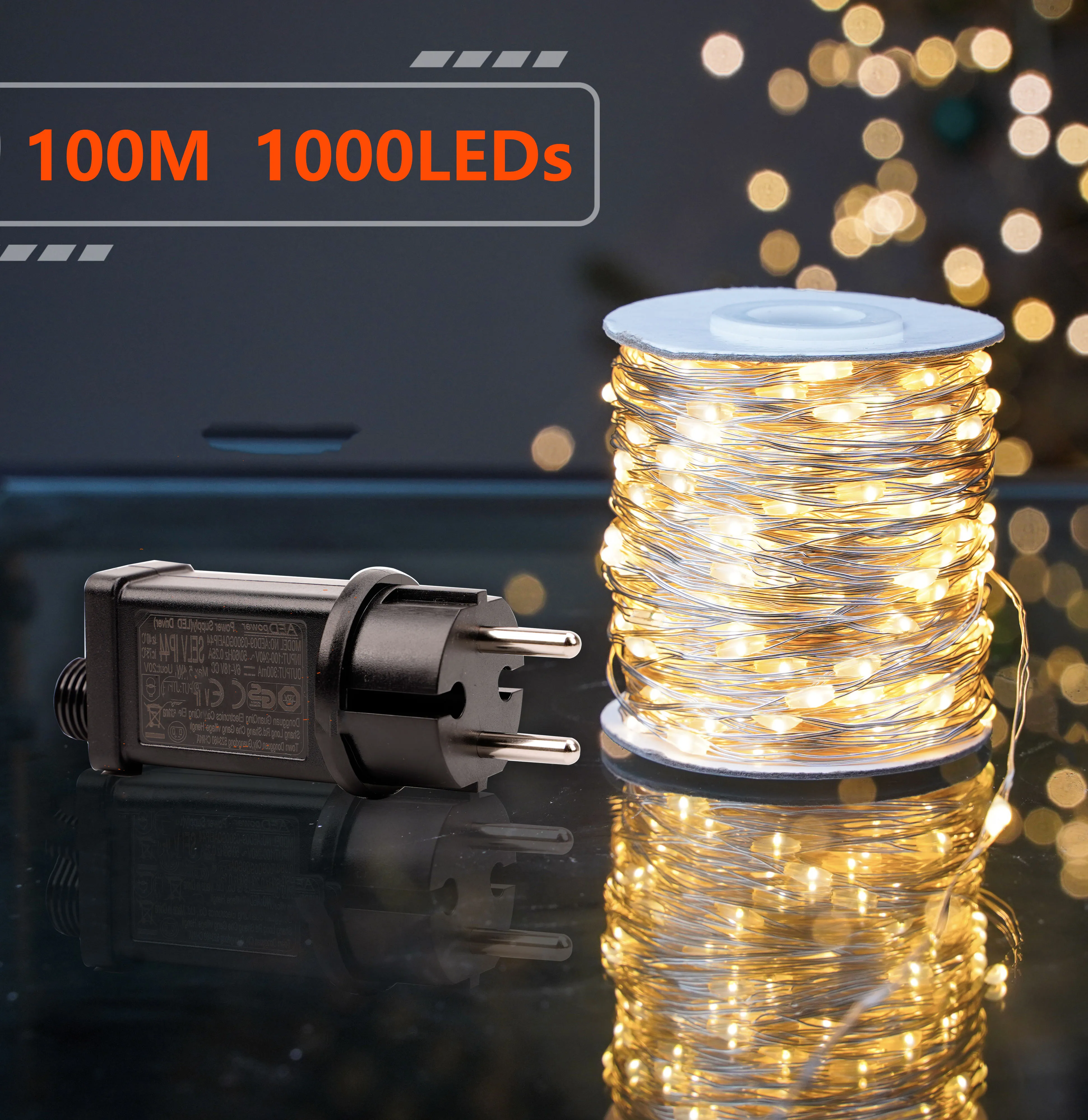 10m 50m 100m LED Christmas Tree Lamps Garland Decoration Outdoor Icicle Fairy Light Indoor Wedding Party Decor 
10m 50m 100m LED Christmas Tree Lamps Garland Decoration Outdoor Icicle Fairy Light Indoor Wedding Party Decor