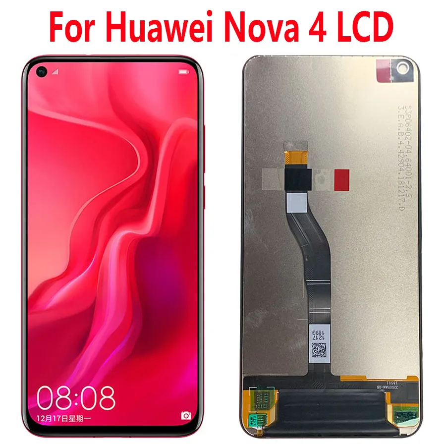 6.4“ Original For Huawei nova 4 LCD Display Screen Sensor Panel Digiziter Assembly For Huawei nova 4 LCD With Frame
6.4“ Original For Huawei nova 4 LCD Display Screen Sensor Panel Digiziter Assembly For Huawei nova 4 LCD With Frame