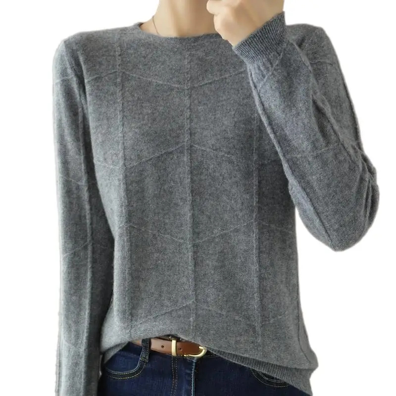 Non Cashmere Ladies Round Neck Sweater Fall Winter New Pullover Casual Knitted Top Large Size Long Sleeve Women's Jacket Korean
Non Cashmere Ladies Round Neck Sweater Fall Winter New Pullover Casual Knitted Top Large Size Long Sleeve Women's Jacket Korean
