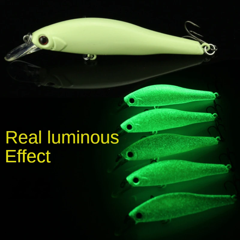 1Pcs 7cm 8g 3D Luminous Night Fishing Baits Minnow Lure With 6# Hooks Artificial Hard Crankbaits Bass Pike Carp Fishing
1Pcs 7cm 8g 3D Luminous Night Fishing Baits Minnow Lure With 6# Hooks Artificial Hard Crankbaits Bass Pike Carp Fishing