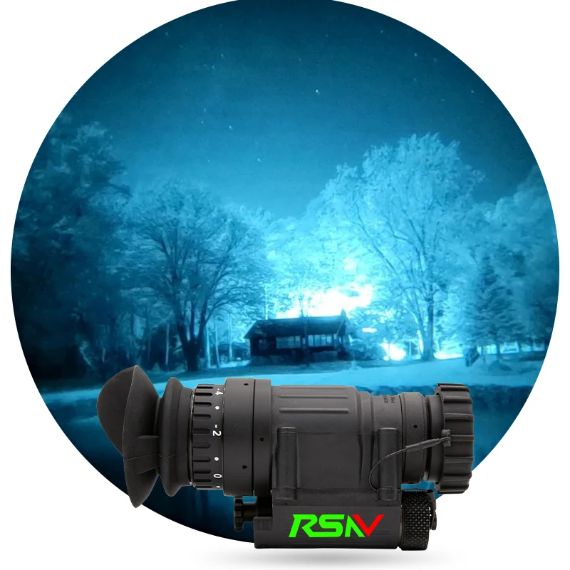 

Монокулярный телескоп ночного видения PVS 14 с 1X 3X сменными линзами и регулируемыми окулярами ночного видения