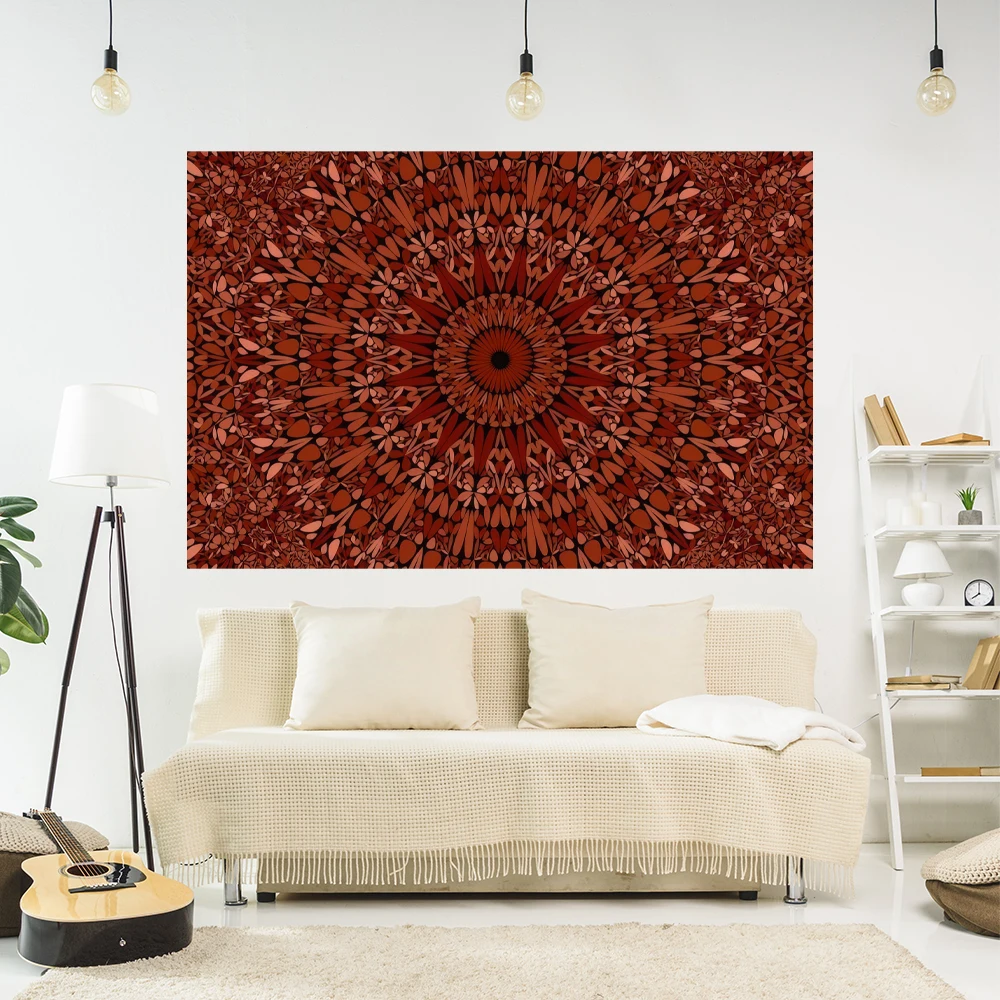 

India Mandala Tapestry Wall Hanging Hippie Printed Carpets Bedspread Dorm Backdrop Bedroom Or Home For Decoration Sofa Blanket