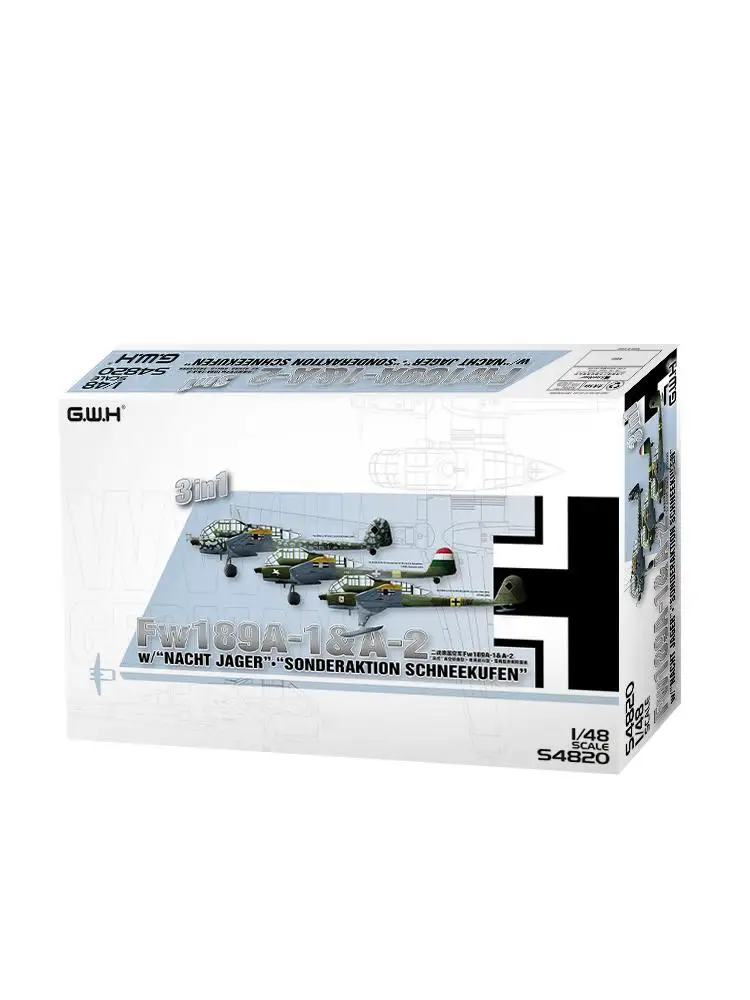 

Great Wall Hobby S4820 1/48 Fw189A-1&A-2 "Owl" high-altitude reconnaissance type, night combat type