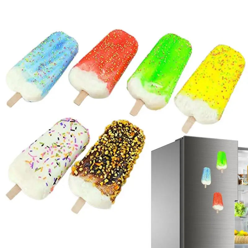 3D Cute Food Fridge Magnet Refrigerator Magnetic Stickers Ice Cream Model Magnetic Decoration 6pcs Refrigerator Paste Set
3D Cute Food Fridge Magnet Refrigerator Magnetic Stickers Ice Cream Model Magnetic Decoration 6pcs Refrigerator Paste Set