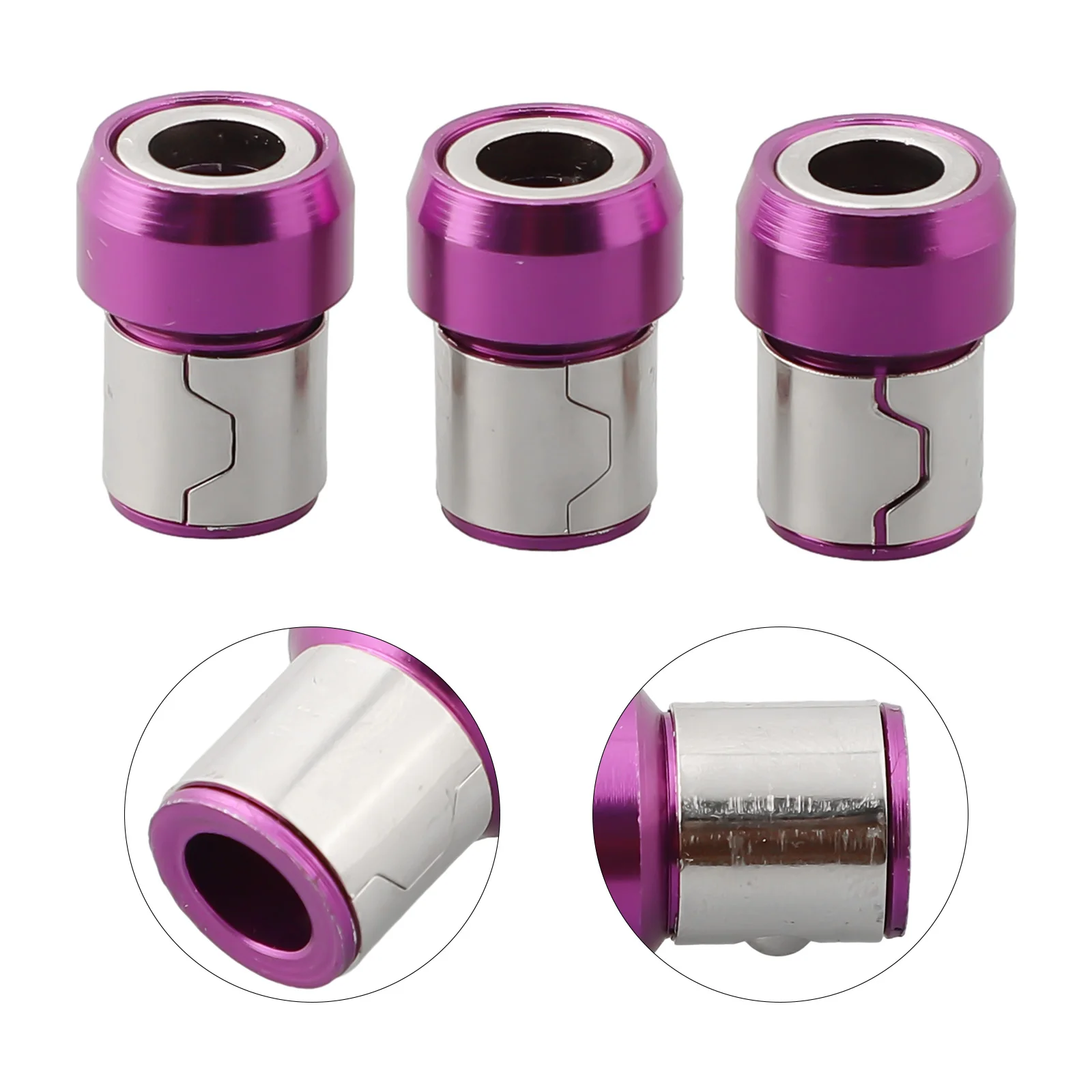 Purple Magnetic Screwdriver Bits Heads Magnetizer Magnetic Ring For 6.35mm Hex Anti Slip Positioning Strong Magnetic Coil
Purple Magnetic Screwdriver Bits Heads Magnetizer Magnetic Ring For 6.35mm Hex Anti Slip Positioning Strong Magnetic Coil