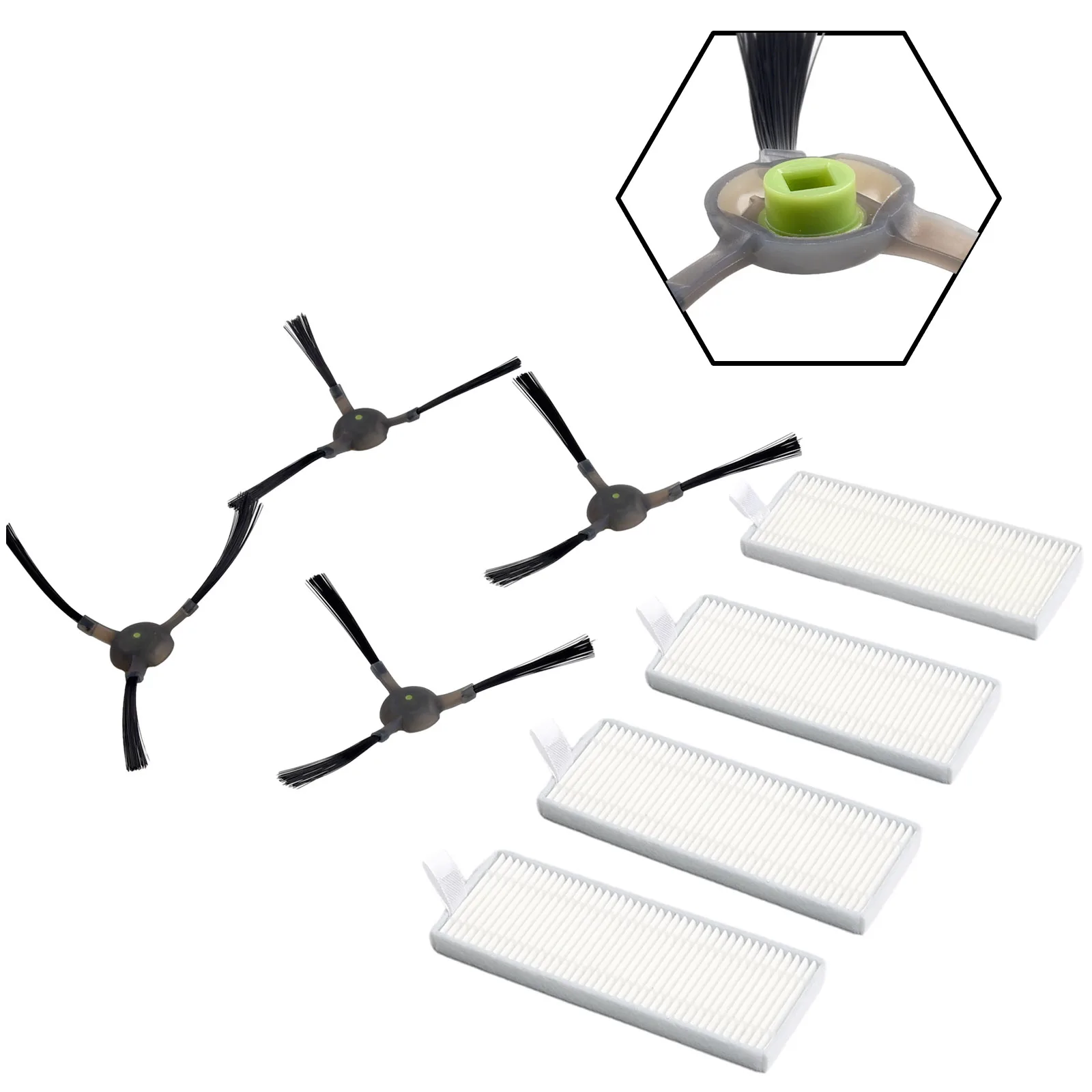 4pcs Side Brush Filter For F1 Robot Vacuum Cleaner Replacement Spare Parts Side Brush Filter Household Cleaning Tool Part
4pcs Side Brush Filter For F1 Robot Vacuum Cleaner Replacement Spare Parts Side Brush Filter Household Cleaning Tool Part