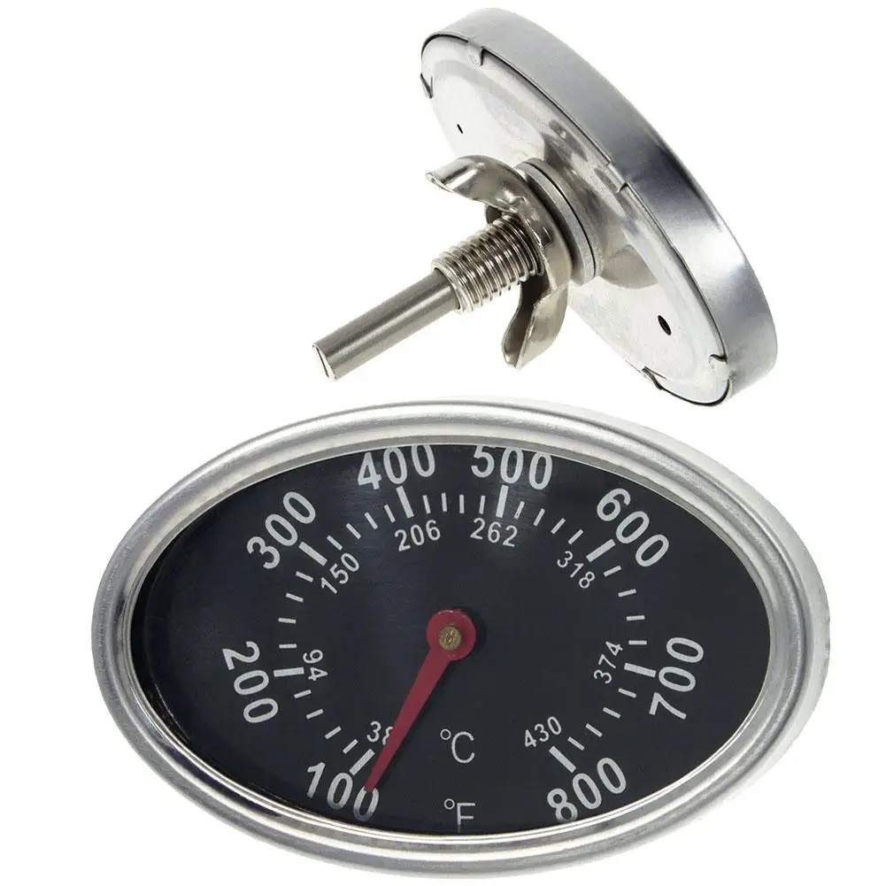 1Pc New Stainless Steel Grill Thermometer Stainless Steel Grill Thermometer Grill Thermometer Oval For All BBQ Gas Grills
1Pc New Stainless Steel Grill Thermometer Stainless Steel Grill Thermometer Grill Thermometer Oval For All BBQ Gas Grills