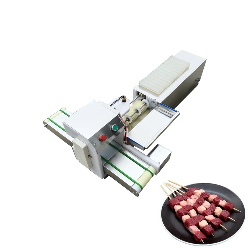 Rotisserie Skewer Grill Machines Food Grade Stainless Steel Automatic Skewer Threading Machine
Rotisserie Skewer Grill Machines Food Grade Stainless Steel Automatic Skewer Threading Machine