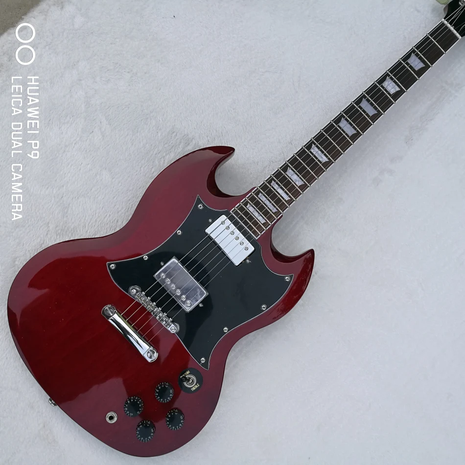 In Stock Brand New Rosewood Fingerboard 6 String Burgundy SG Electric Guitar Fast Shipping
In Stock Brand New Rosewood Fingerboard 6 String Burgundy SG Electric Guitar Fast Shipping