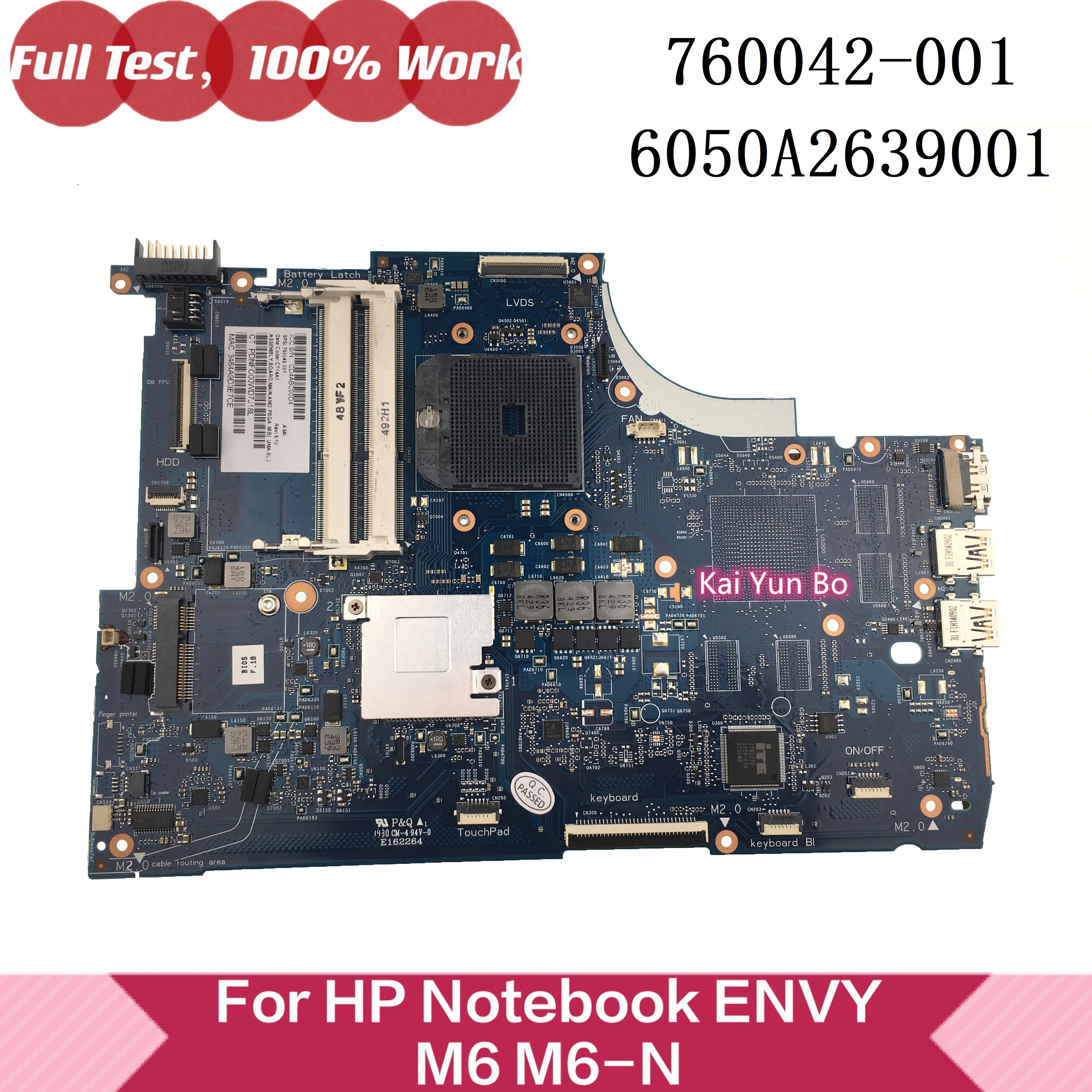 760042-001 760042-501 760042-601 UMA A76M For HP Envy M6 M6-N010DX 15-J NoteBook PC Laptop Motherboard 6050A2639001 Mainboard
760042-001 760042-501 760042-601 UMA A76M For HP Envy M6 M6-N010DX 15-J NoteBook PC Laptop Motherboard 6050A2639001 Mainboard