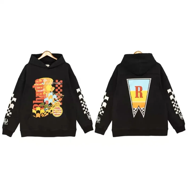 Vintage RHUDE Fashion Hoodie Men 1:1 Oversized Plaid Sleeve Rhude Women Streetwear Pullovers Mens Clothing kanye
Vintage RHUDE Fashion Hoodie Men 1:1 Oversized Plaid Sleeve Rhude Women Streetwear Pullovers Mens Clothing kanye