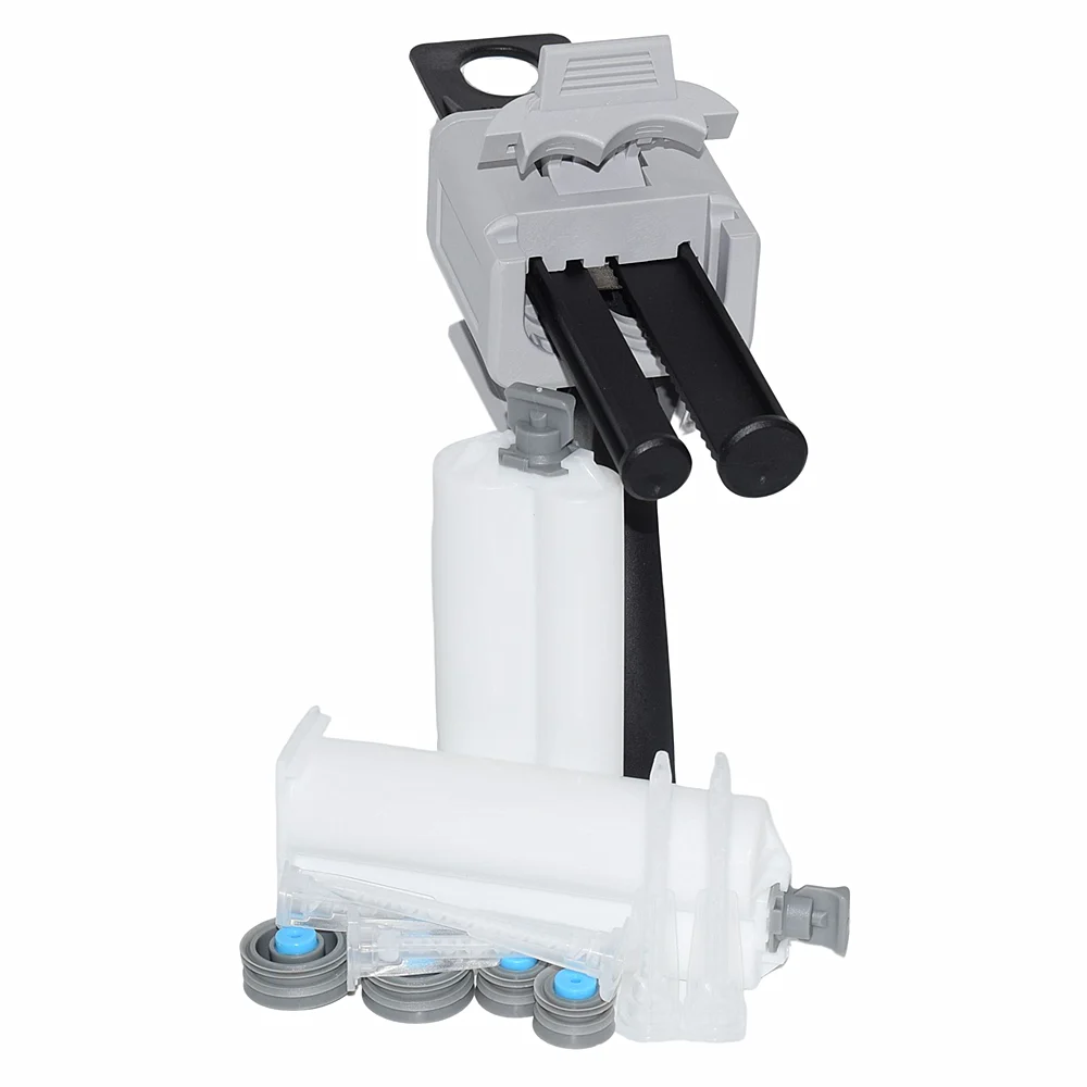 50ml 1:2 AB Glue Gun Manual Caulking Gun Adhesive Dispenser with 5pc Static Mixing Nozzle and 2pcs 50ml 1:2 Empty Dual Cartridge
50ml 1:2 AB Glue Gun Manual Caulking Gun Adhesive Dispenser with 5pc Static Mixing Nozzle and 2pcs 50ml 1:2 Empty Dual Cartridge