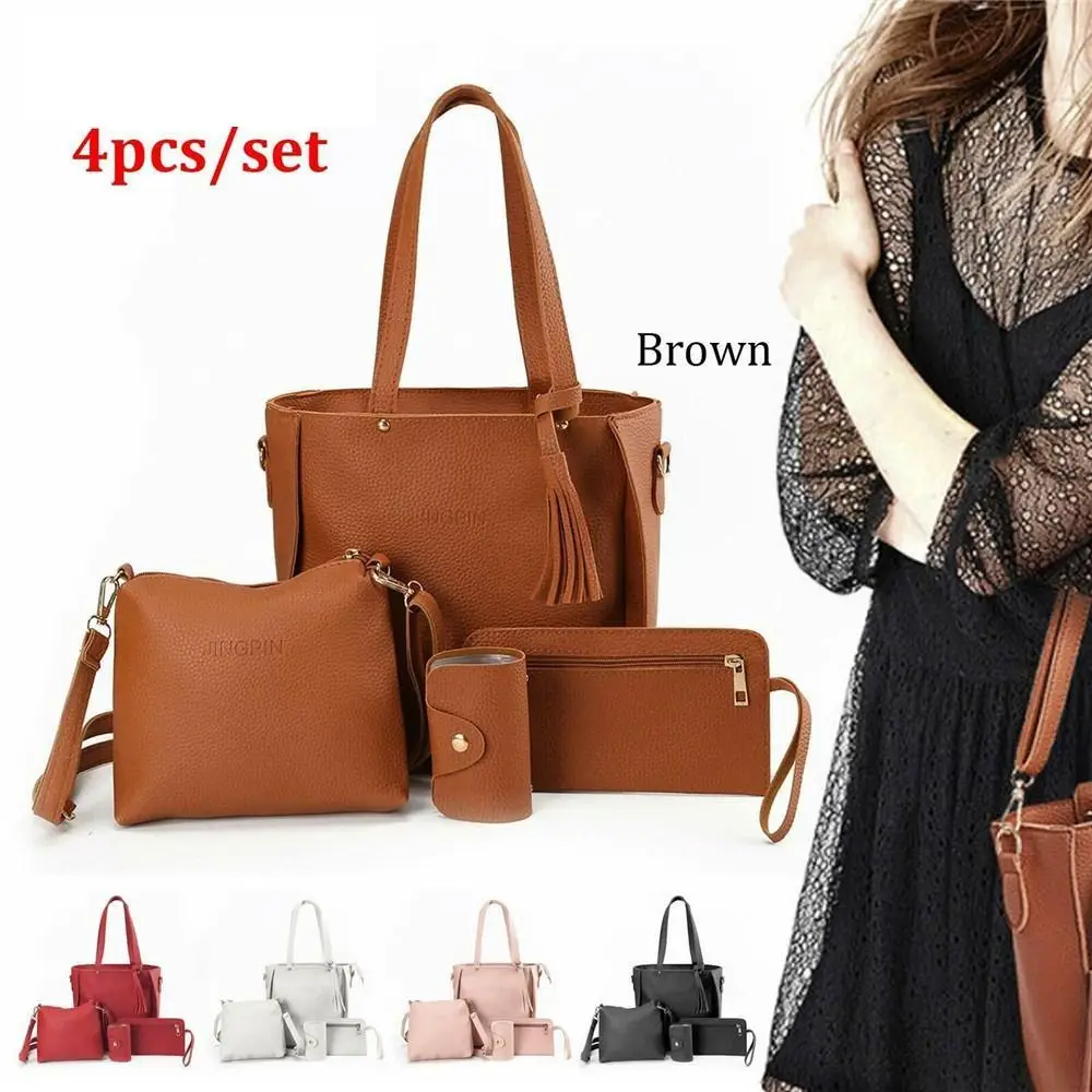 4 шт./комплект, вместительные сумки через плечо для женщин
4 шт./комплект, вместительные сумки через плечо для женщин