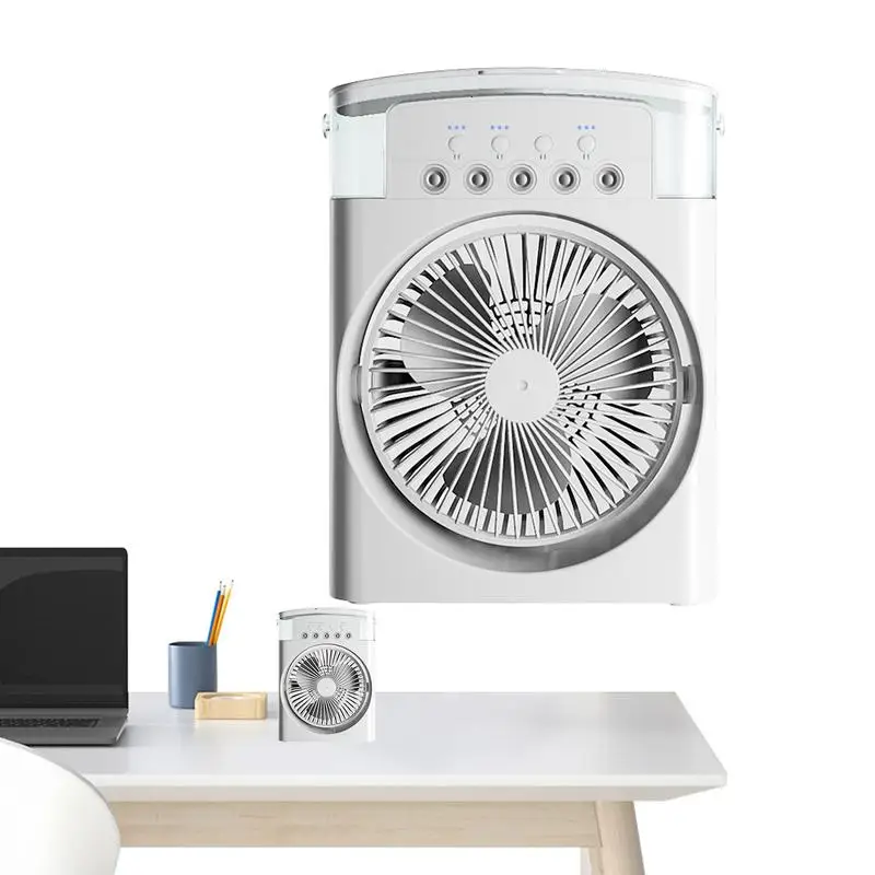 Fan Humidifier Portable Type-C Personal Humidifier Fan Evaporative Air Cooler Humidifier 3 Speed 7 Color Light Portable AC
Fan Humidifier Portable Type-C Personal Humidifier Fan Evaporative Air Cooler Humidifier 3 Speed 7 Color Light Portable AC