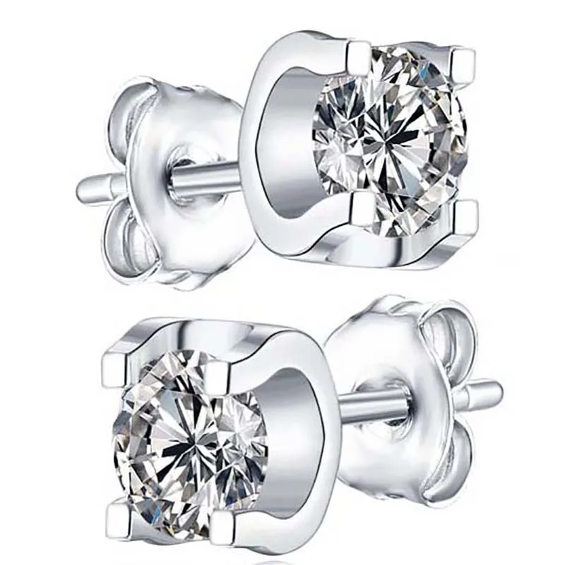 100% 925 Sterling Silver Moissanite Earring Real 0.5-1 Carat D Color Lab Diamond 4 claws and 6 claws earstuds for Fine Jewelry
100% 925 Sterling Silver Moissanite Earring Real 0.5-1 Carat D Color Lab Diamond 4 claws and 6 claws earstuds for Fine Jewelry