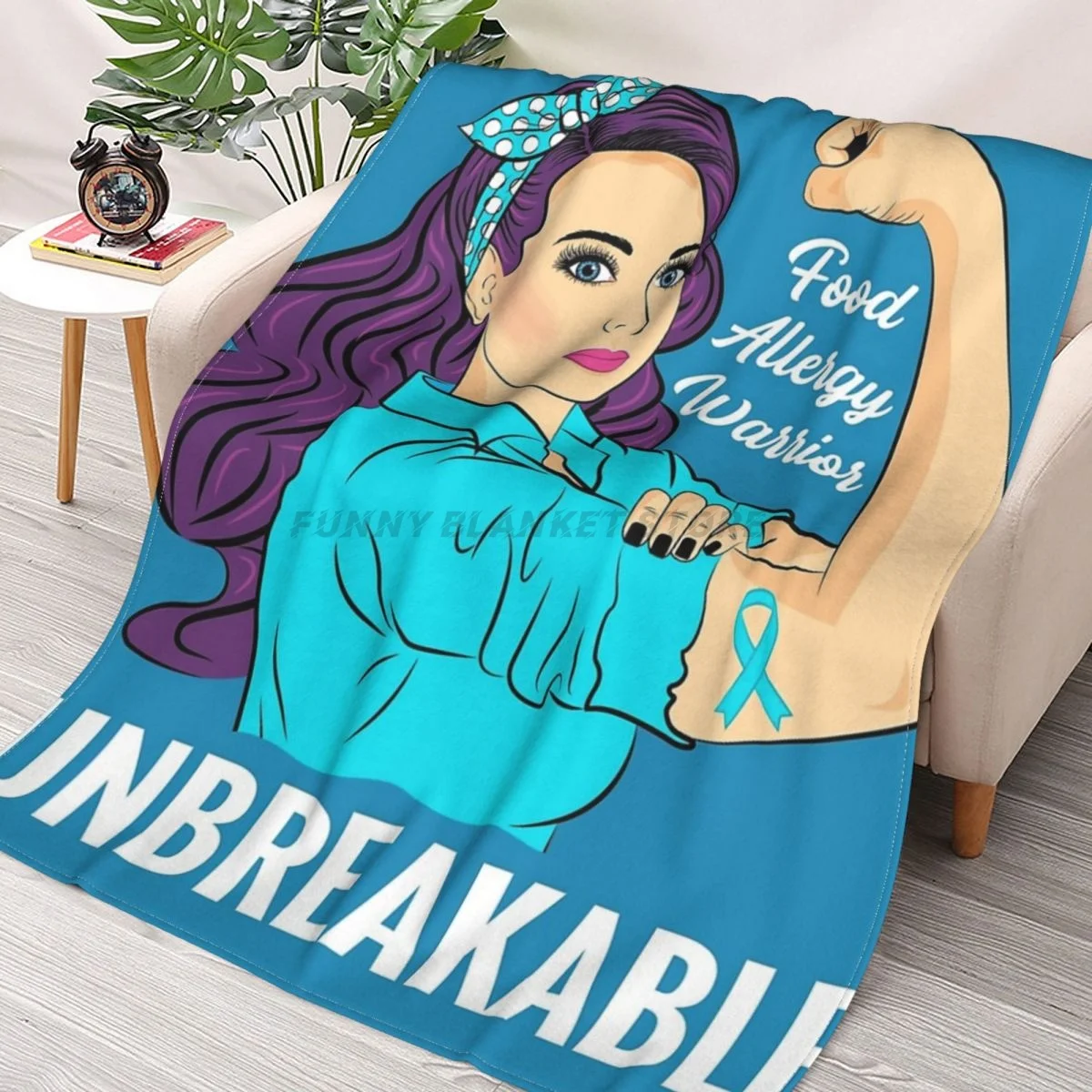 Food Allergy Awareness Allergic Warrior Unbreakable Throws Blankets Collage Flannel Ultra-Soft Warm picnic blanket bedspread
Food Allergy Awareness Allergic Warrior Unbreakable Throws Blankets Collage Flannel Ultra-Soft Warm picnic blanket bedspread