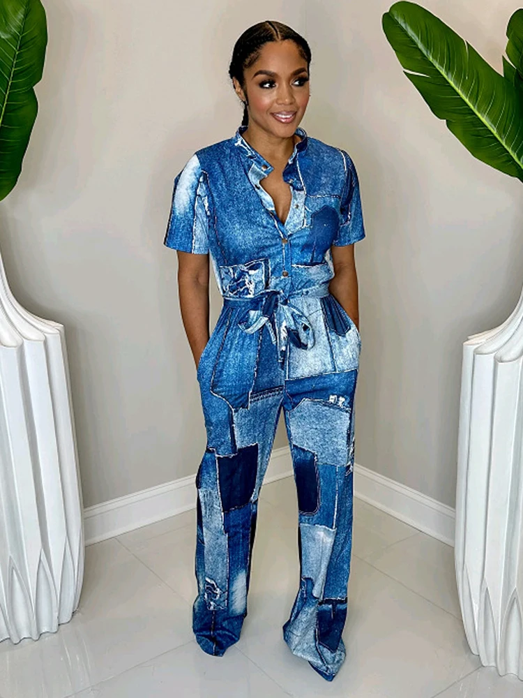 ZJFZML ZZ Plus Size Women's Clothing Color Block Patchwork Wide Leg Jumpsuit Stand Collar Short Sleeve One Piece Beach Overall
ZJFZML ZZ Plus Size Women's Clothing Color Block Patchwork Wide Leg Jumpsuit Stand Collar Short Sleeve One Piece Beach Overall